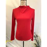 A New Day Boat Neck Long Sleeve Knit Top Red size M Photo 2