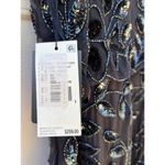 Adrianna Papell NWT Navy Twilight Floral Beaded Halter Floor Length Dress Sz 10 Photo 11