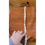 Vilenca Holland Emilia Intrecciato Woven Leather Backpack Brown Photo 7