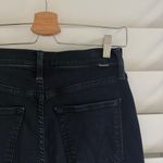 MOTHER Mid Rise Rider Ankle Straight Slim Jeans Indigo Nights in Paris Size 26 Black Photo 5