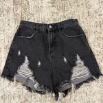 idem Ditto High Waist Black Denim Shorts Photo 0