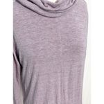 Rachel Zoe Women's Cowl Neck Long Sleeve Sweater Heathered Purple Size Medium Photo 3