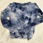 Heart & Hips  Blue Tie-Dye Long Sleeve Top Photo 0
