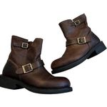 Harley Davidson Harley-Davidson Brown Engineer Motorcycle Boot, style 81484 Sz 10 Photo 0