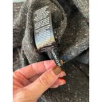 Sweater mock neck size S charcoal grey textured Gray Photo 4