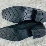 Vintage Black Western Booties Leather Sz 8 M Photo 3