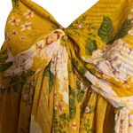 Free People Mirage Yellow Floral Print Hi-Low Tunic Dress Size Medium Photo 3