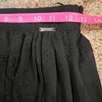 Guess Melody Eyelet Elegant Black Maxi Skirt Size 26 NWT flowing silhouette Photo 2