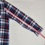 American Rag SOFT Red & Black Long Sleeve Button Up Women Size L Flannel Shirt Photo 3