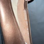 Salvatore Ferragamo Women's Flats Brown Bronze Leather 8 AAAA Narrow Slip On Photo 7