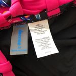 Decree  One Piece Swimsuit Medium Coverage Removable Cups Floral Black Pink 3X Photo 6