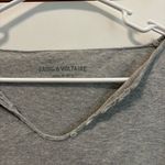 Zadig & Voltaire  Tunisien Camp Rhinestone Skull Long Sleeve Cotton Top Photo 4