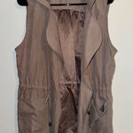 Active USA  Women's Brown Sleeveless Vest Photo 0