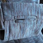 Gap Fit heathered blue half zip pullover workout top size medium Photo 3