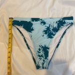 Blooming Jelly 134  Swim Bikini Bottoms Blue Tie Dye Tropical Vacation Medium Photo 1