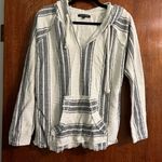 Ocean Drive  White and Black Hoodie Photo 0