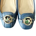 Michael Kors  Fulton Navy Leather Flats size 9M Photo 5