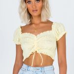 Princess Polly ‼️ Elmera Top Lemon Embroidery‼️ Photo 0