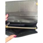 Prada Black Saffiano Leather Bow Long Clutch Wallet Photo 5