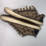 Coach Barrett Brown Vintage Style Monogram Designer Tennis Shoes 7.5B Photo 6