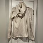 My Beloved  Size M Oatmeal Oversized Cowl Neck Pullover Cozy Lounge Sweatshirt Photo 1