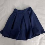 ZARA Navy Blue Skirt Photo 2