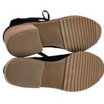 Caslon * Booties Womens 35 Black Suede Leather Ankle Heeled Whimsigoth Festival Photo 9