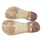 Bernardo  White/Brown  Leather Sandals Photo 5