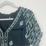Free People  Riley Embroidered Maxi Dress Dark Green XS Photo 5