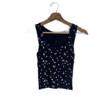 SKIMS Sleep Set Womens Medium Rib Daisy Tank Top & cotton ribbed boxer shorts Photo 7