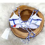Red Carter NWT Plaid Mia Bralette Bikini Top Photo 2