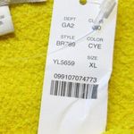 J.Crew NWT Odette Sweater Lady Jacket in Yellow Cotton-blend Boucle Cardigan XL Photo 2