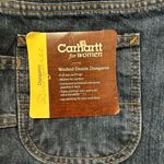 Carhartt Women’s Washed Denim Dungaree Work Jeans 6 x 32 – Midrise Bootcut Workw Photo 3