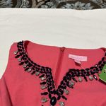 Lilly Pulitzer NWT Rhinestone Embellished Beaded Jacky Top Watermelon Sz 00 Photo 3