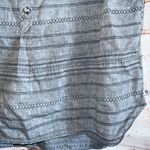 Mountain Hardwear palisade short sleeve chambray popover button front pockets M Photo 4