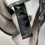 Topshop  Black & White Paisley Cut Out Mini Dress 8 Photo 4