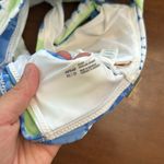 Aerie  Scoop Tie Dye Blue Green Bikini Top Size XS Photo 3