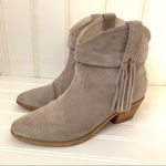 Joie  ‘Keaton’ Suede Ankle Fringe Western Boots Photo 6