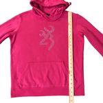 Browning Hoodie Womens M Used Pink Rhinestone Photo 12