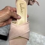 Lulu's Pink Heels with Crossover Straps Size 10 Photo 2