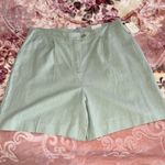 Anne Klein Women’s plus size 16 Elegant Jade Green linen blended Short NWT Photo 0