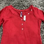 Adore Me Shirt and Leggings Sleep Set in Red, Size S Photo 1