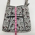 Vera Bradley  Quilted Playful Penguins novelty print Gray Hipster Crossbody Bag Photo 3