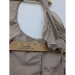 H&M  Women's Vest Open Front Boho Cascade Ruffle Beige Lightweight Size Small Photo 6