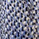 Blue White Black Polka Dot Scarf Shawl Wrap 22"x74" approximately Photo 1