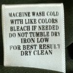 Very J  Ruffle Tunic Top Dress Sz L Green Paisley Boho Cottage 70s Festival Retro Photo 13