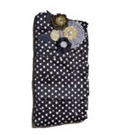 EXPRESS  Heart Shape Polka Dot Clutch Photo 9