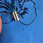 Apt. 9  Vibrant Blue Short Sleeve Floral Dress with Tie Waist, Size Large NWT Photo 10