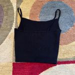 LA Hearts PacSun L.A. Hearts Black Ribbed Spaghetti Strap Sweater Crop Tank Top Size Small Photo 2