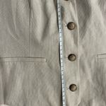 Topshop Beige Button-Up Vest Photo 9